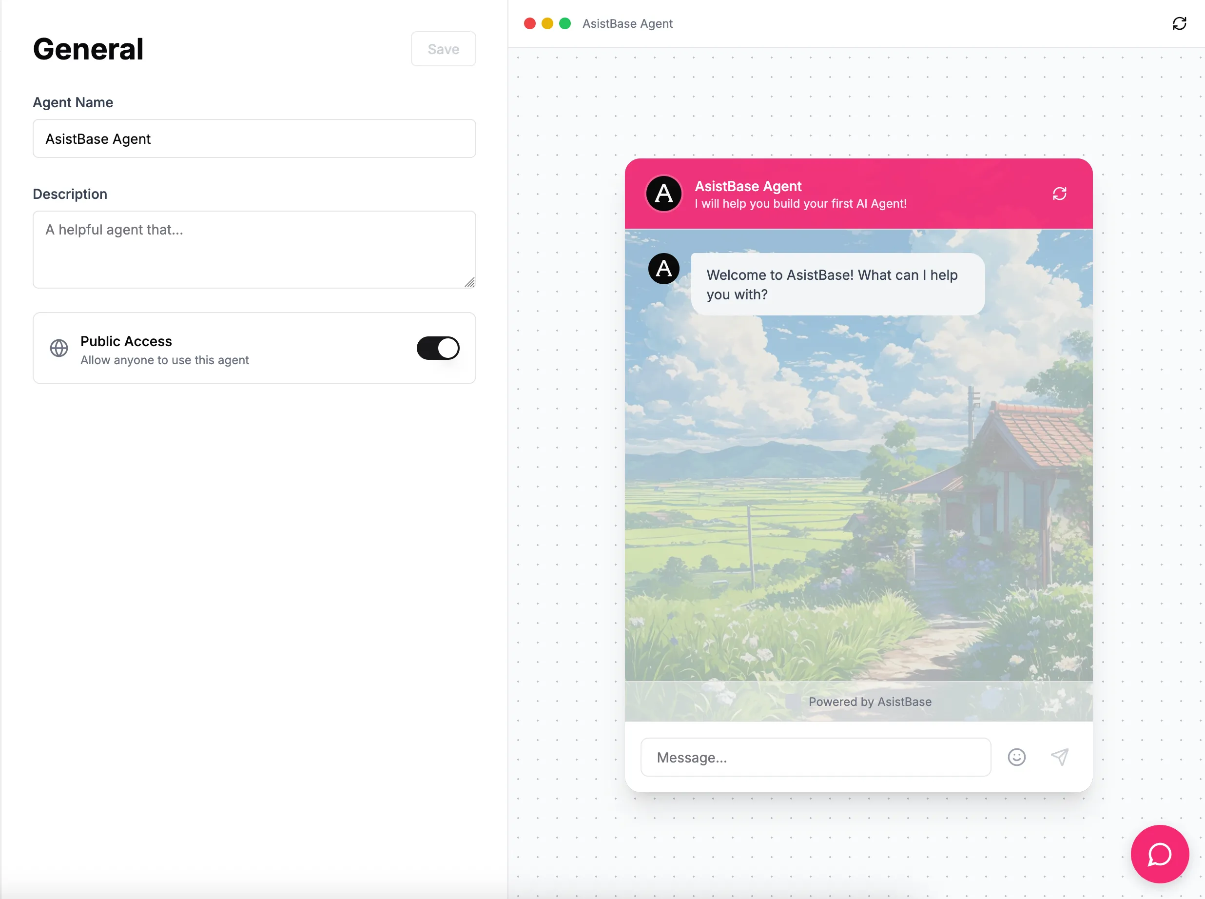 AsistBase AI Chat Customer Support Assistant